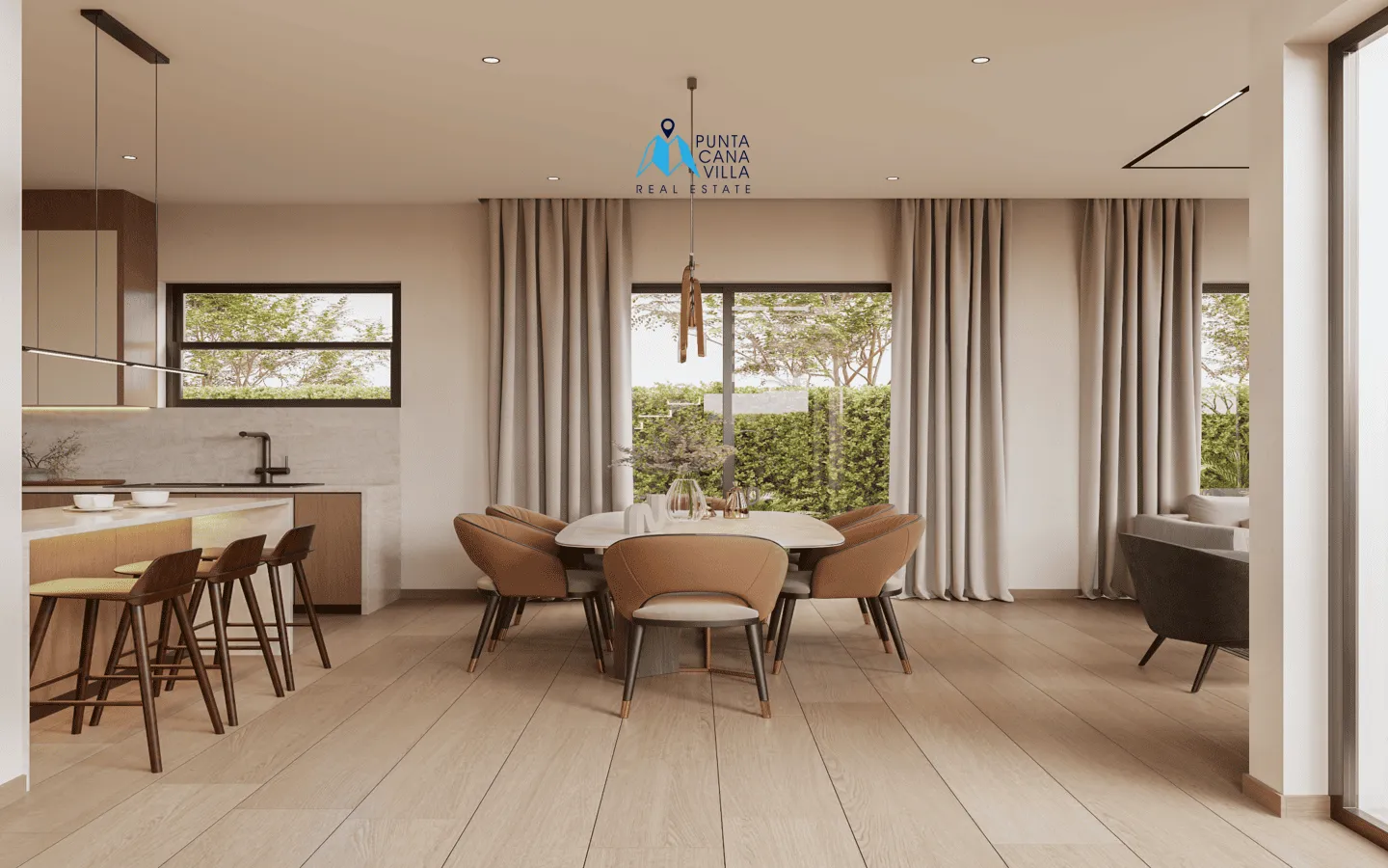 Midtown Residences 2 : Maison Bavaro de trois chambres à vendre à Punta Cana