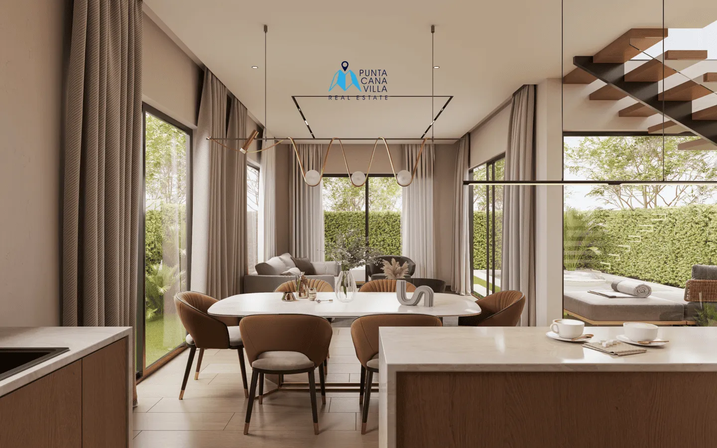Midtown Residences 2 : Maison Bavaro de trois chambres à vendre à Punta Cana