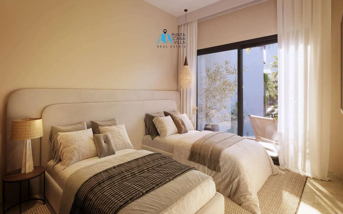 Residencias Riverside: Apartamento de dos habitaciones en venta en White Sands, Bávaro