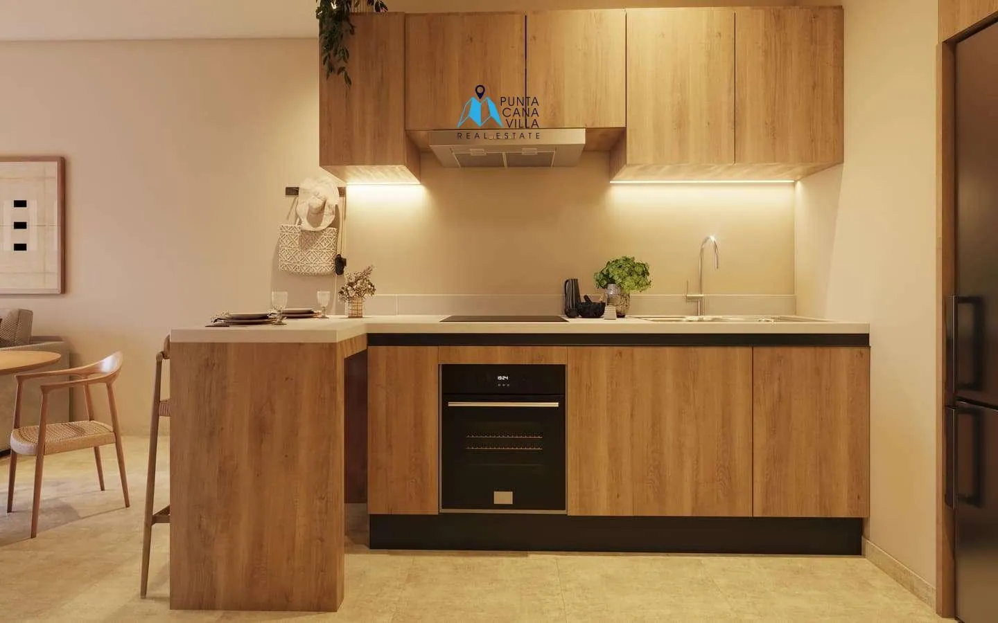 Residencias Riverside: Apartamento de dos habitaciones en venta en White Sands, Bávaro