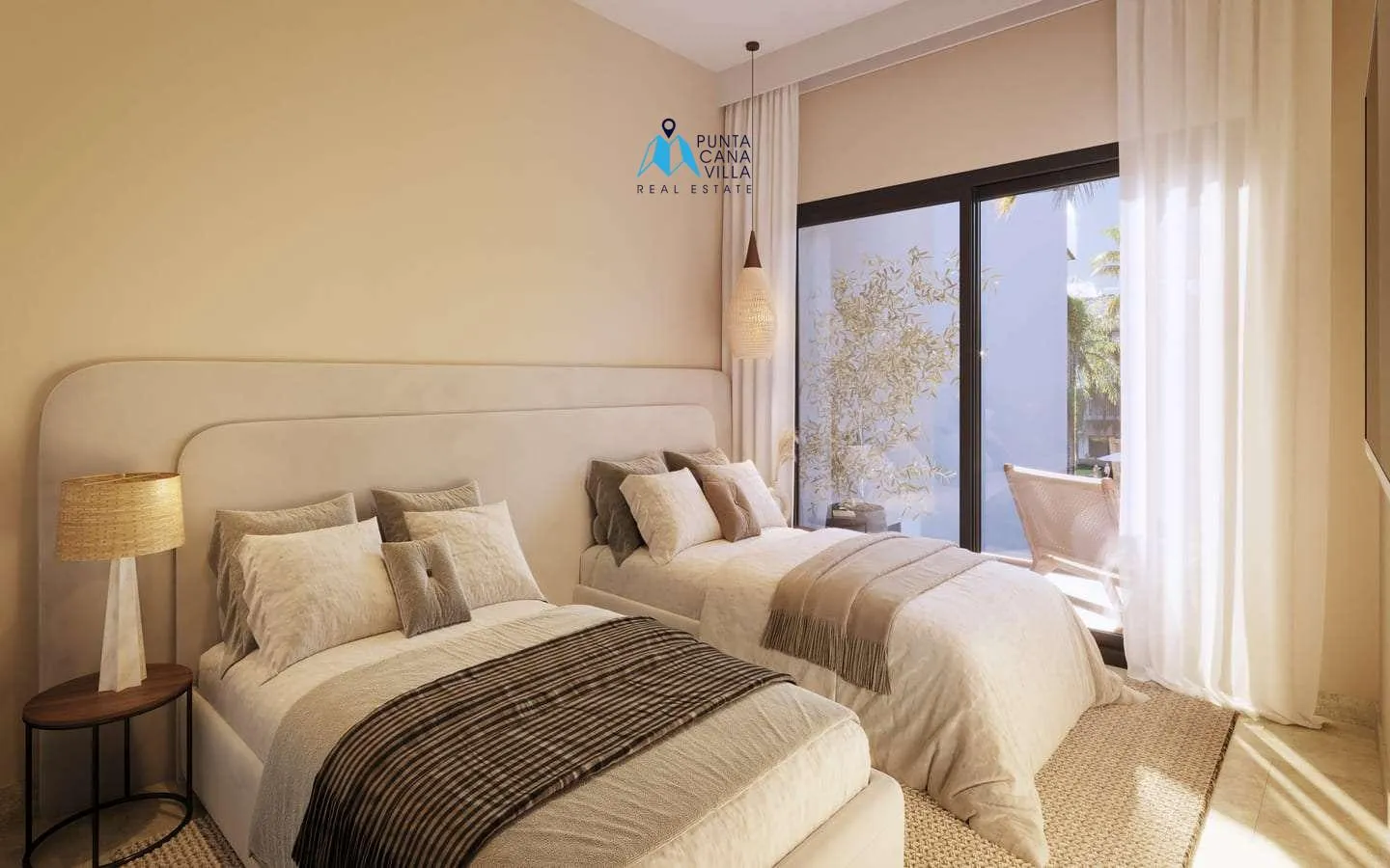 Residencias Riverside: Apartamento de dos habitaciones en venta en White Sands, Bávaro