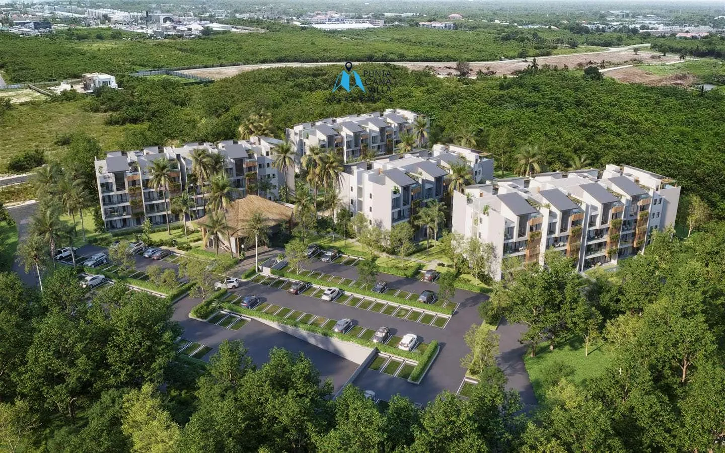 Residencias Riverside: Apartamento de dos habitaciones en venta en White Sands, Bávaro