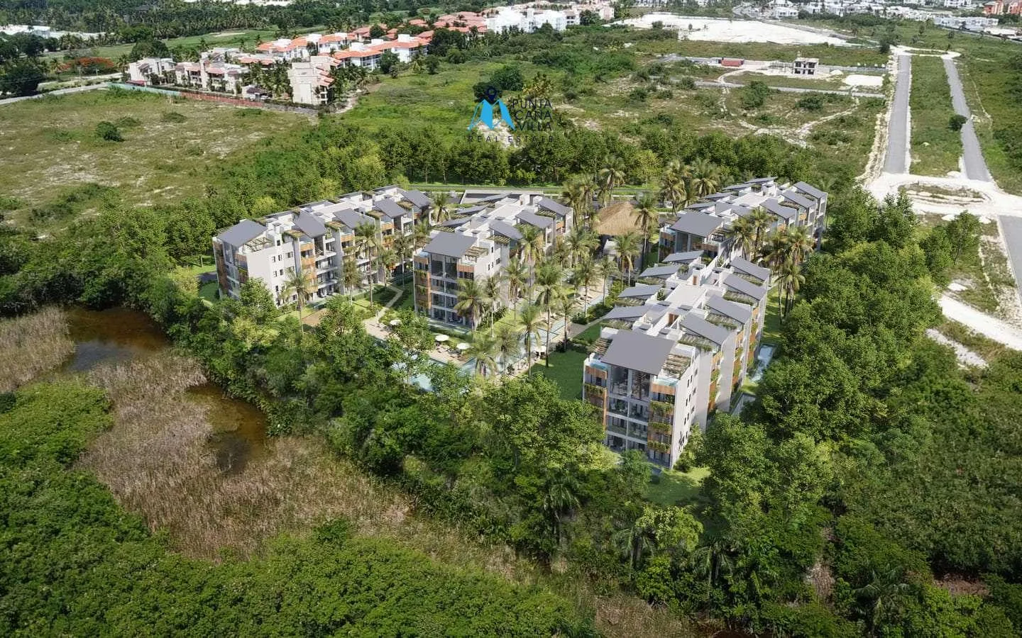 Residencias Riverside: Apartamento de dos habitaciones en venta en White Sands, Bávaro