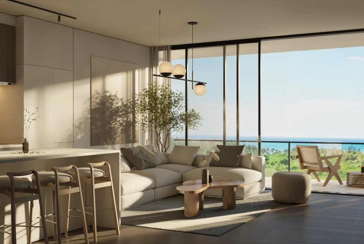 ID , Luxury Two Bedroom Penthouse with BBQ Area for Sale at Makai Residences, Juanillo Bay, Cap Cana ()