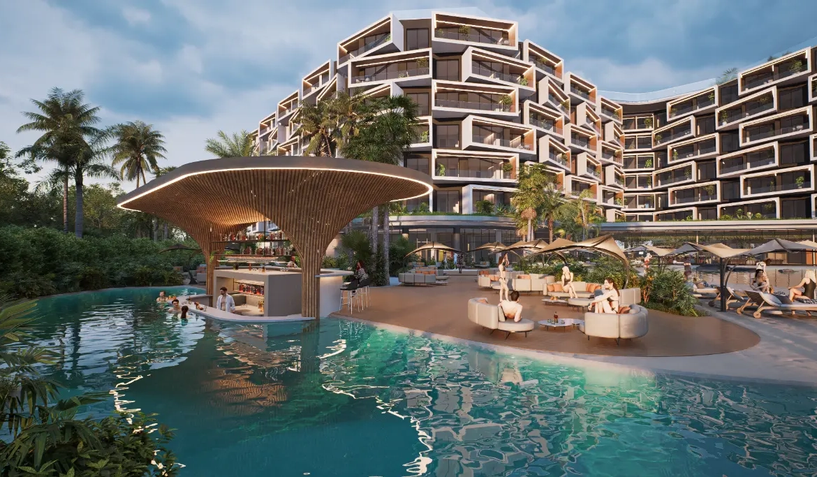 ID , Makai Residences Two Bedroom Apartment for Sale in Juanillo Bay, Cap Cana with Natural Pool ()