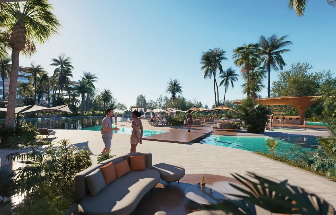 ID , Makai Residences Two Bedroom Apartment for Sale in Juanillo Bay, Cap Cana with Natural Pool ()