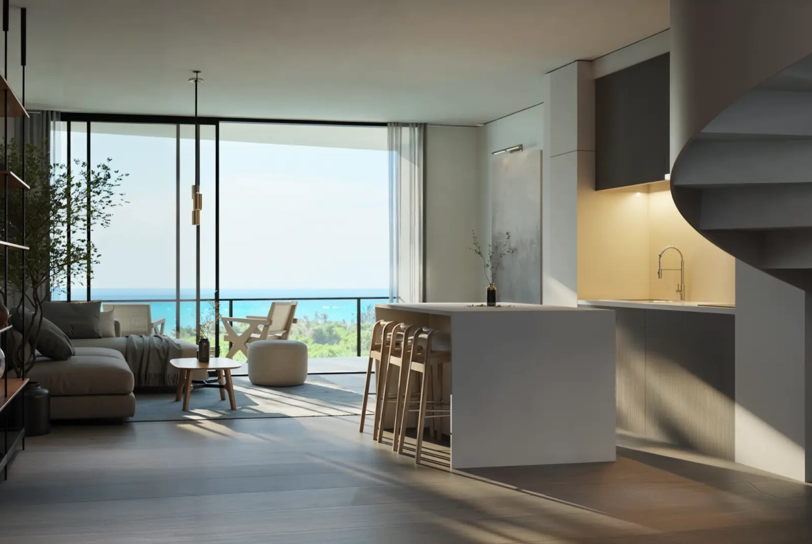 ID , Makai Residences Two Bedroom Apartment for Sale in Juanillo Bay, Cap Cana with Natural Pool ()