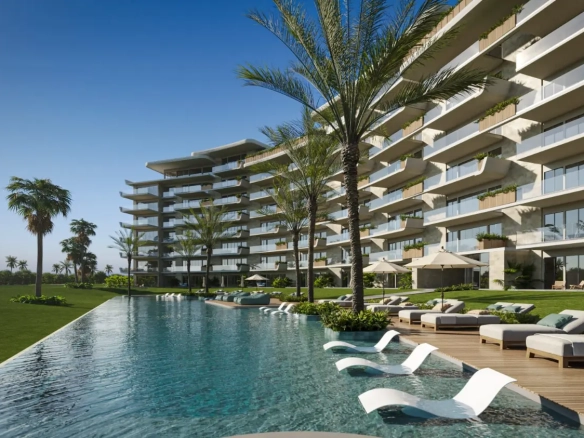 ID , Bonita Beach Residences One Bedroom Apartment with Maid's Room for Sale in Las Iguanas, Cap Cana ()