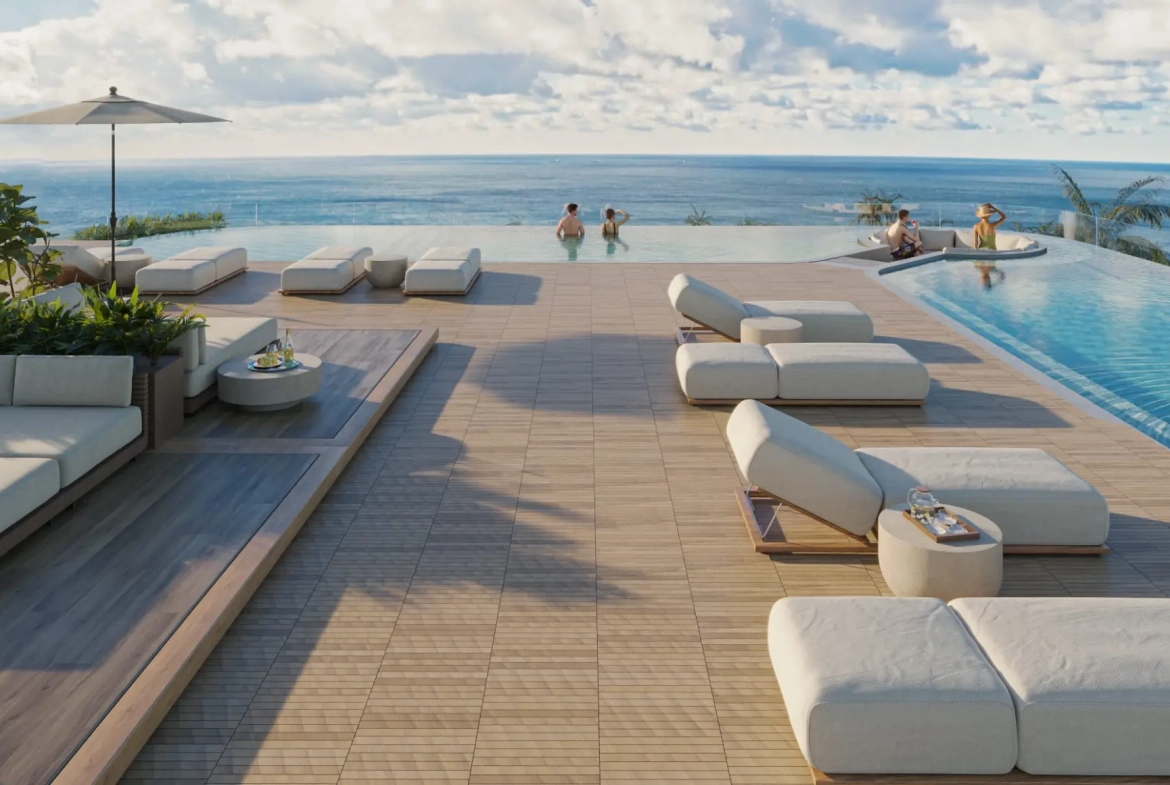 ID , Bonita Beach Residences One Bedroom Apartment with Maid's Room for Sale in Las Iguanas, Cap Cana ()
