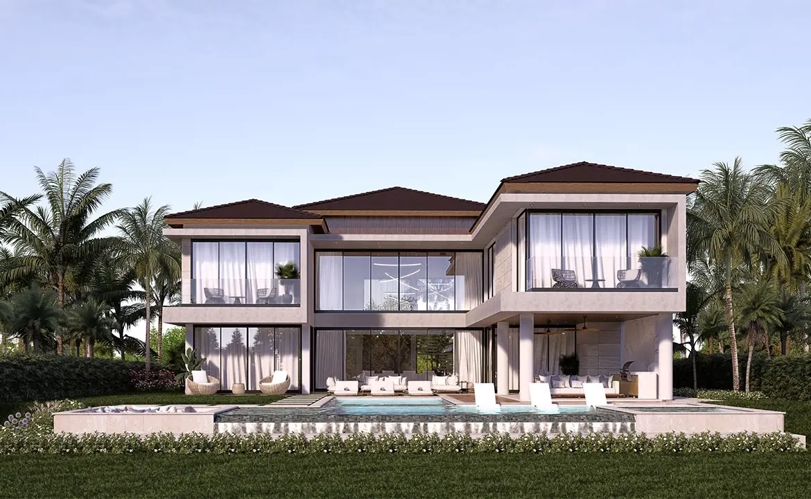 ID , Exclusive Six Bedroom Luxury Villa for Sale in Bahia Chavon , Casa de Campo, La Romana ()