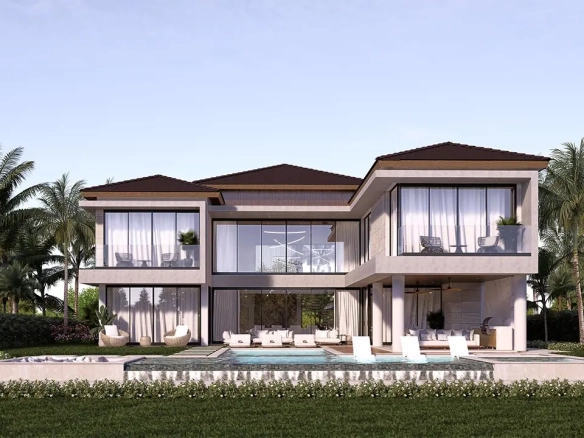 ID , Exclusive Six Bedroom Luxury Villa for Sale in Bahia Chavon , Casa de Campo, La Romana ()