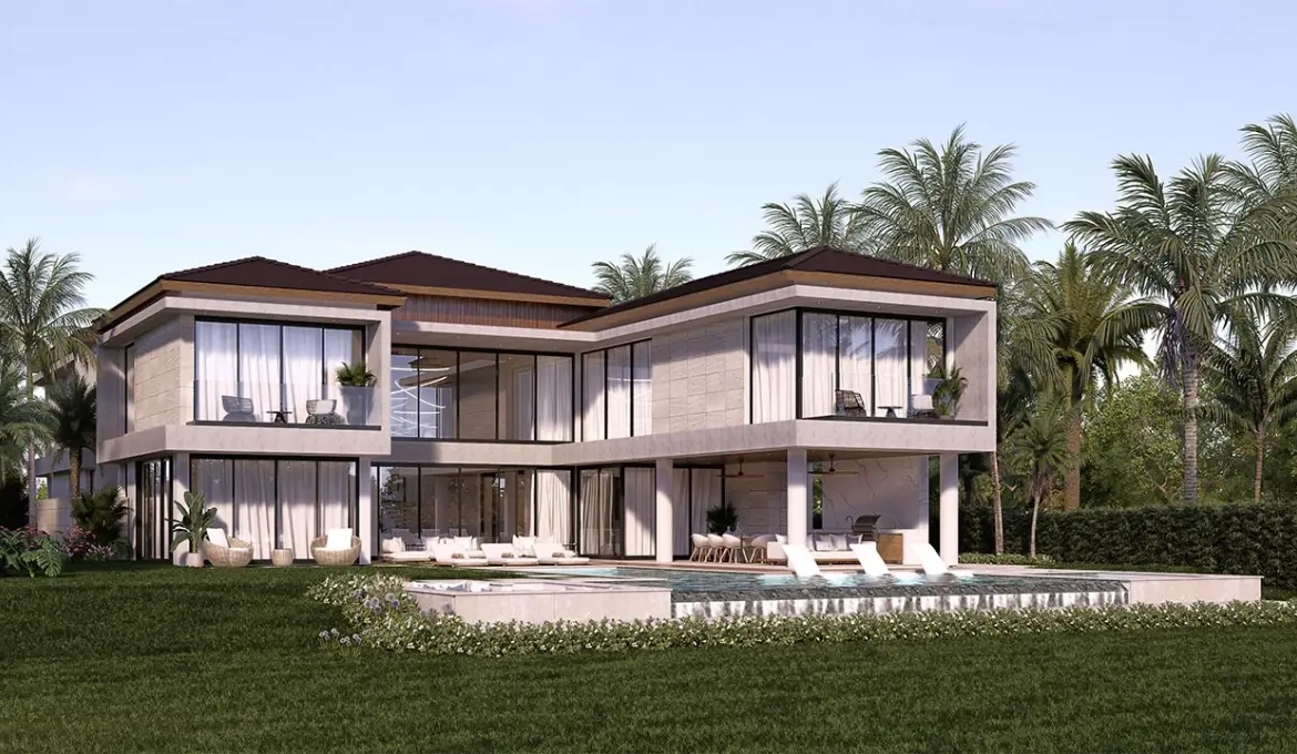 ID , Exclusive Six Bedroom Luxury Villa for Sale in Bahia Chavon , Casa de Campo, La Romana ()
