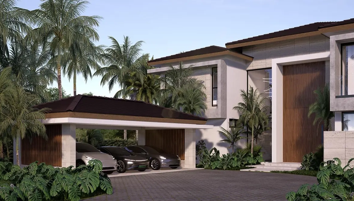ID , Exclusive Six Bedroom Luxury Villa for Sale in Bahia Chavon , Casa de Campo, La Romana ()