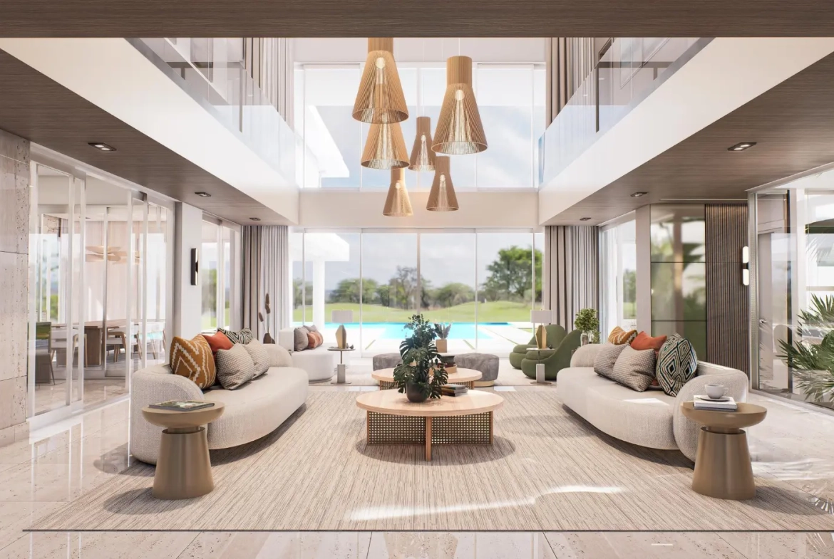 ID , Exclusive Six Bedroom Luxury Villa for Sale in Bahia Chavon , Casa de Campo, La Romana ()