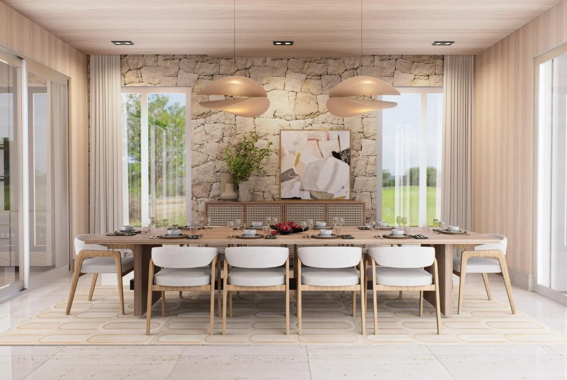 ID , Exclusive Six Bedroom Luxury Villa for Sale in Bahia Chavon , Casa de Campo, La Romana ()