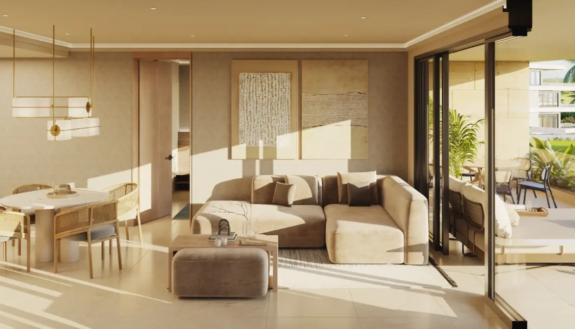 ID , Bonita Golf Residences One Bedroom Apartment with Family Room for Sale in Las Iguanas, Cap Cana ()