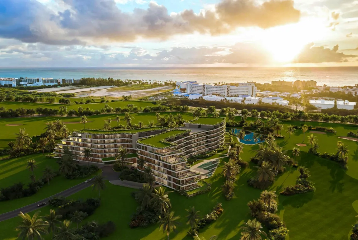 ID , Bonita Golf Residences One Bedroom Apartment with Family Room for Sale in Las Iguanas, Cap Cana ()