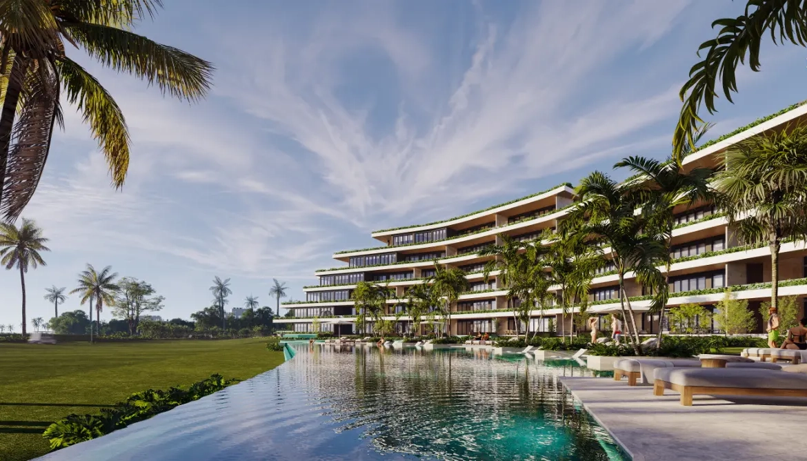 ID , Bonita Golf Residences Three Bedroom Apartment for Sale with Lobby in las Iguanas, Cap Cana ()