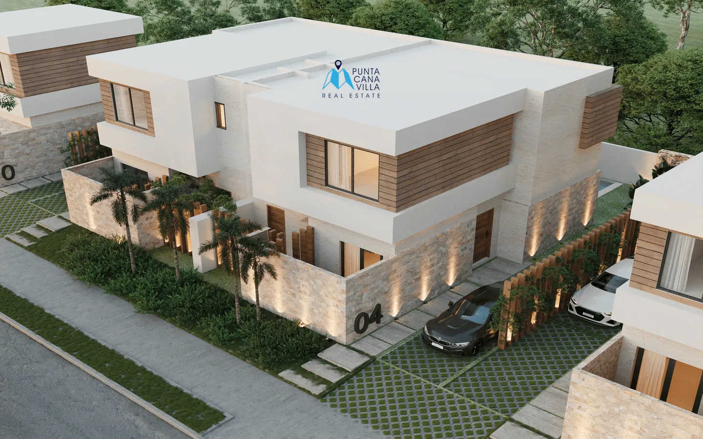 EOS en Vista Cana: Villa dúplex de tres habitaciones en venta en Punta Cana