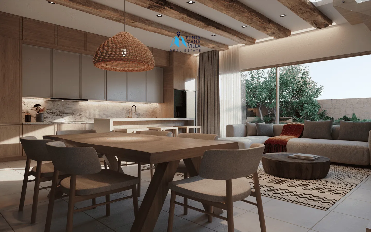 EOS en Vista Cana: Villa dúplex de tres habitaciones en venta en Punta Cana