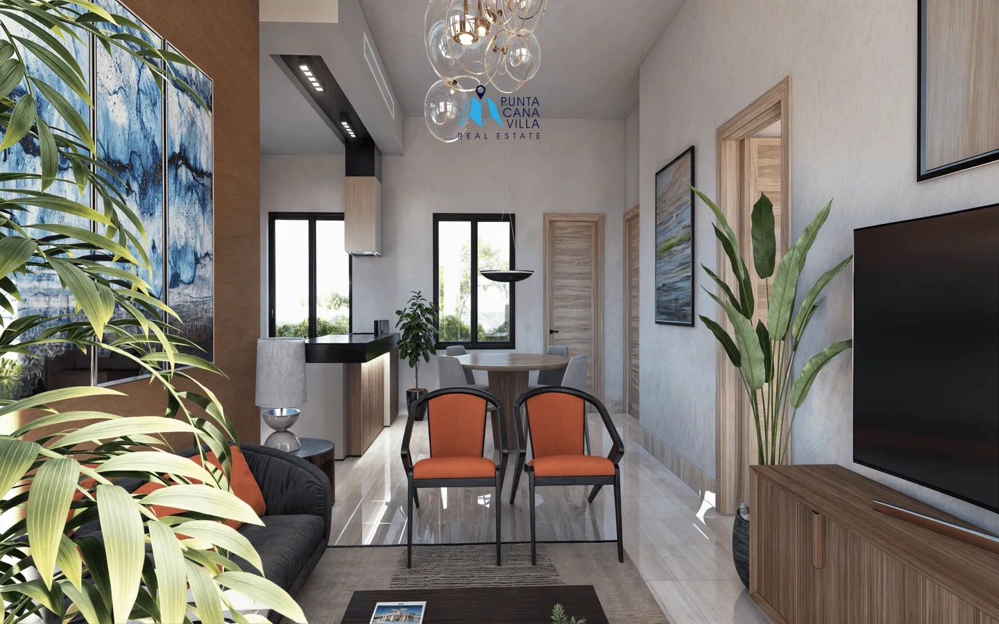 Atza living en Vista Cana: Apartamento de dos habitaciones en venta en Punta Cana