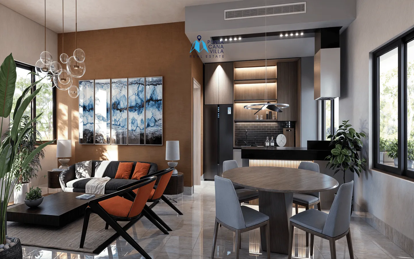 Atza living en Vista Cana: Apartamento de dos habitaciones en venta en Punta Cana