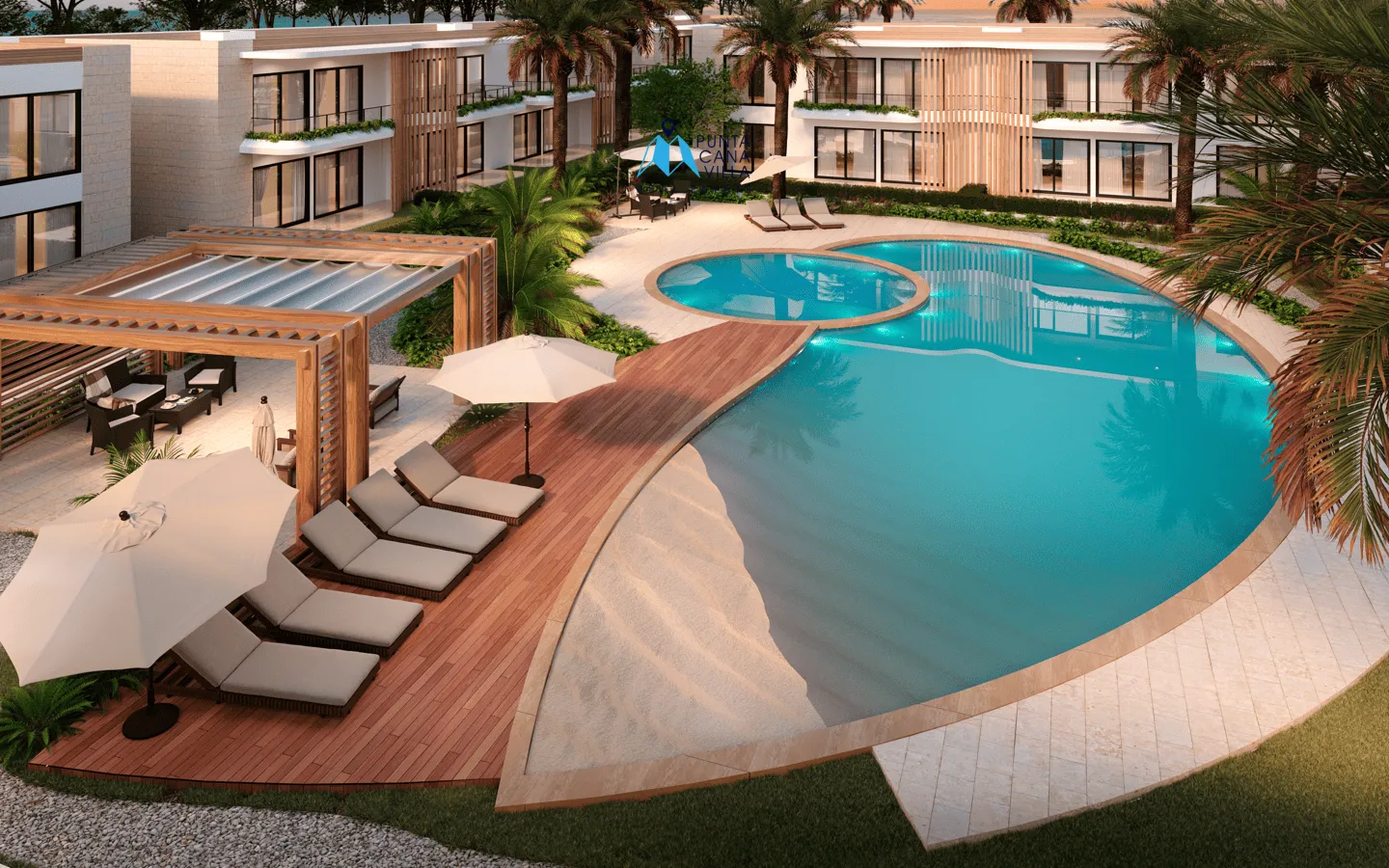 Atza living en Vista Cana: Apartamento de dos habitaciones en venta en Punta Cana