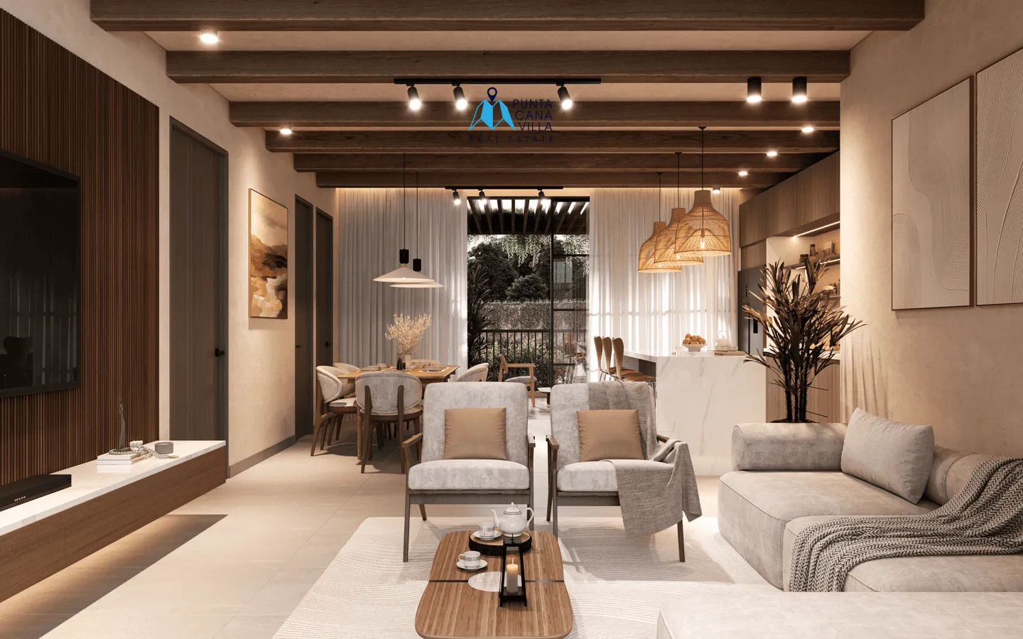 Monterezzo at Vista Cana – Apartamento de lujo de 2 dormitorios con terraza en venta en Punta Cana