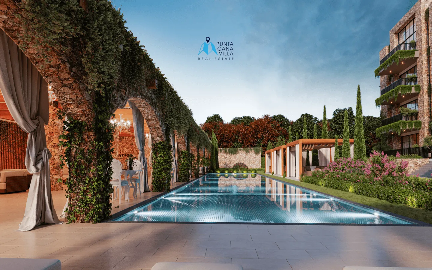 Monterezzo at Vista Cana – Apartamento de lujo de 2 dormitorios con terraza en venta en Punta Cana