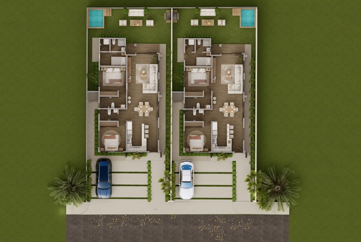 ID , Villas Aileen Marie Two Bedroom Villa for Sale in Bavaro, Punta Cana with Patio ()