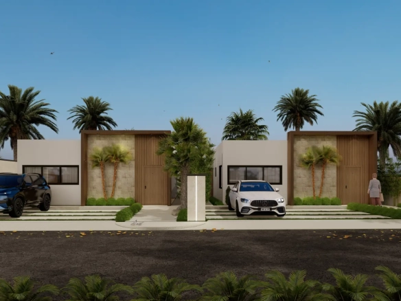 ID , Maisons Aileen Marie Maison de deux chambres à vendre à Bavaro, Punta Cana avec patio ()
