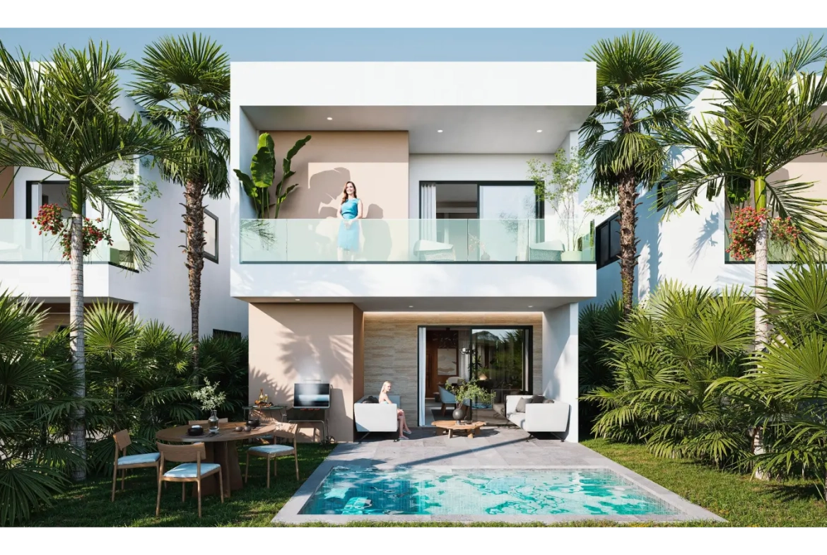 ID , Luxury Bedroom Villa for Sale in Hanna Residences II, Punta Cana – Gated Community & Private Pool ()