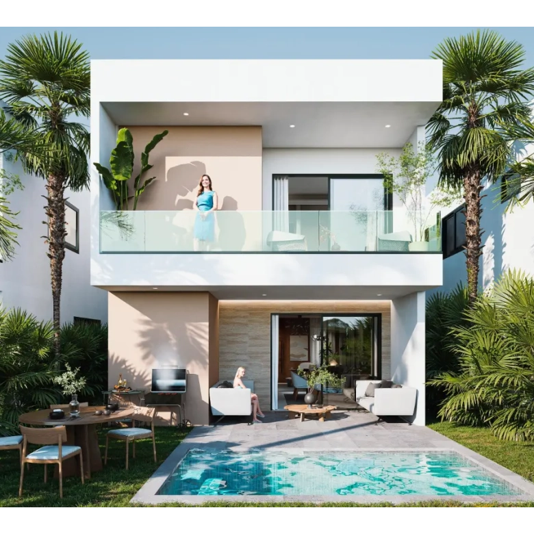 ID , Luxury Bedroom Villa for Sale in Hanna Residences II, Punta Cana – Gated Community & Private Pool ()