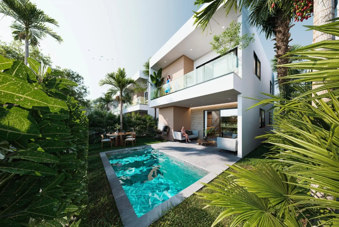 ID , Luxury Bedroom Villa for Sale in Hanna Residences II, Punta Cana – Gated Community & Private Pool ()