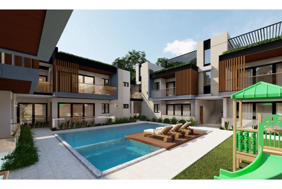 ID , Kencarol gardens Two Bedroom Apartment for Sale in Bavaro, Punta Cana with Balcony ()
