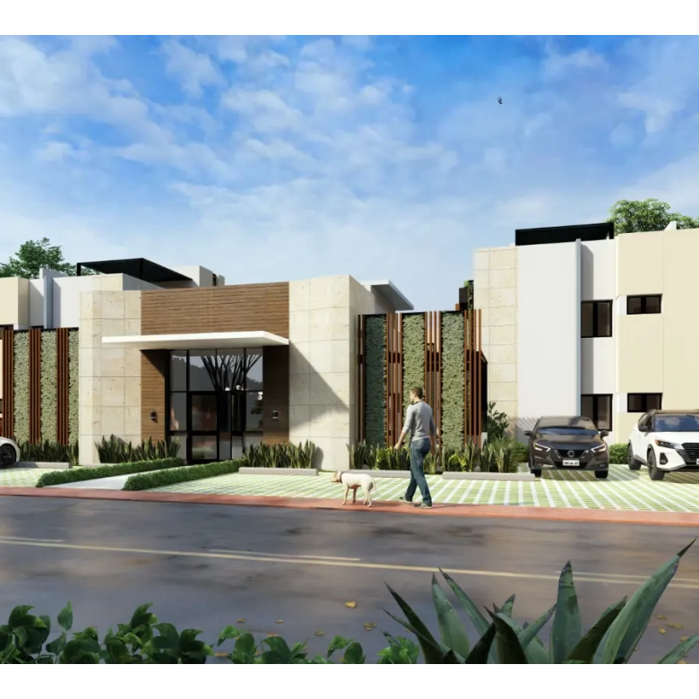 ID , Kencarol gardens Apartamento de dos habitaciones en venta en Bávaro, Punta Cana con balcón ()