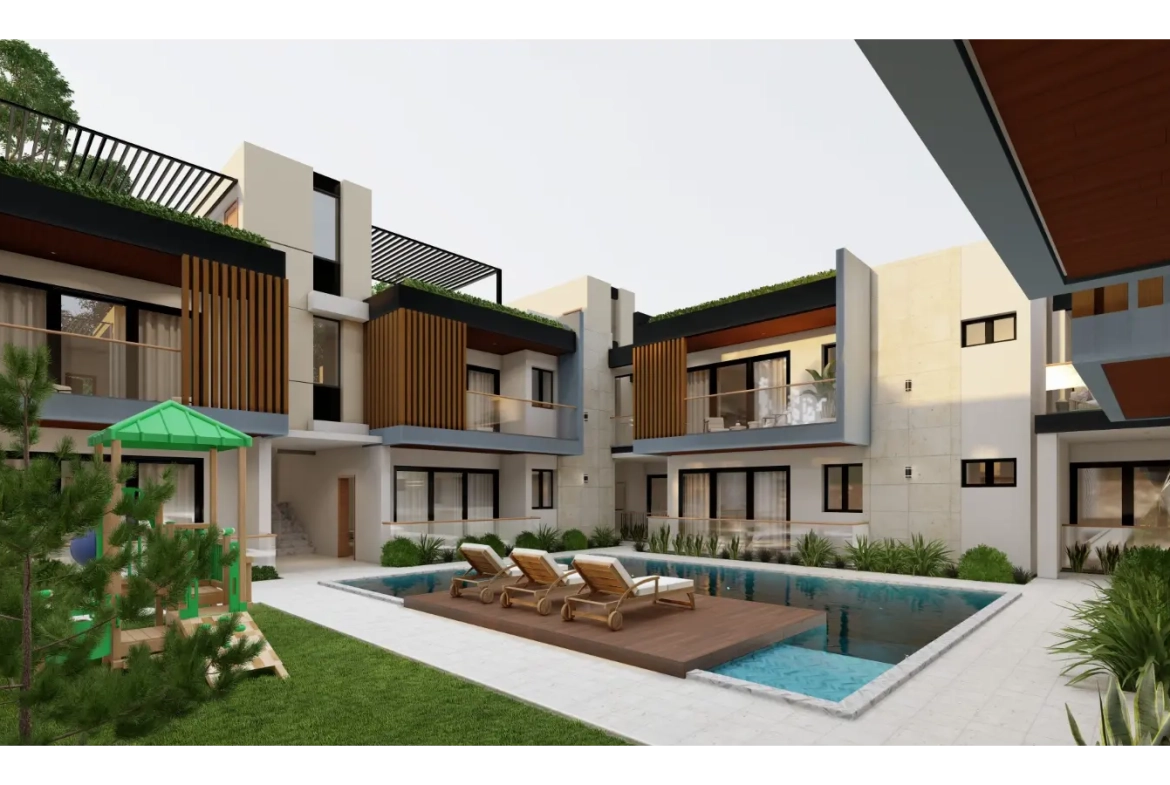 ID , Kencarol gardens Two Bedroom Apartment for Sale in Bavaro, Punta Cana with Balcony ()