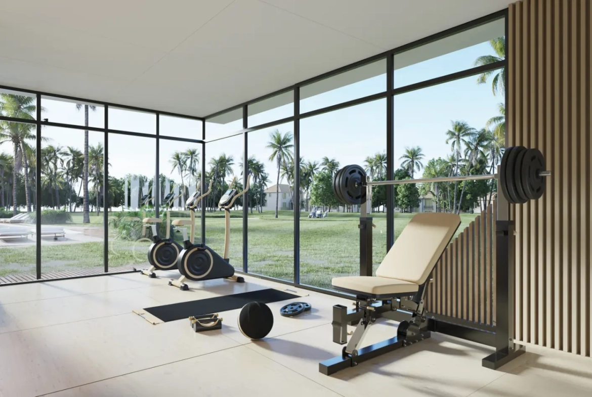 Apartamento de 2 habitaciones totalmente amueblado con vistas al golf en Palmira Golf Residences, Cocotal, Punta Cana