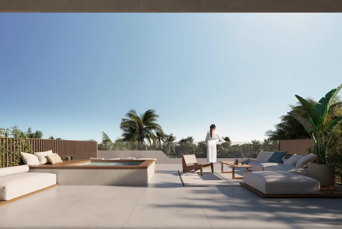 Apartamento de 2 habitaciones totalmente amueblado con vistas al golf en Palmira Golf Residences, Cocotal, Punta Cana