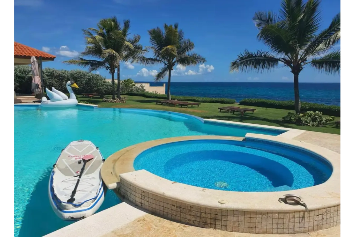 ID , Luxury Beachfront Five Bedroom Villa for Sale In La Romana, Dominican Republic ()