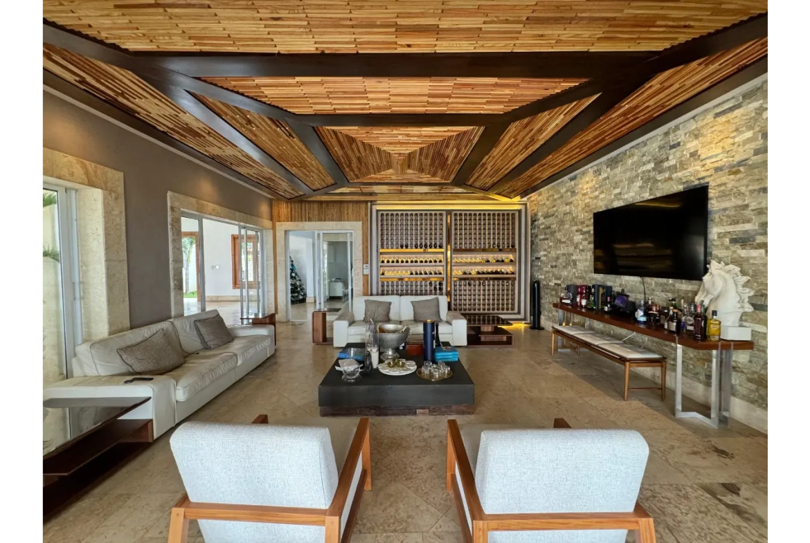 ID , Luxury Beachfront Five Bedroom Villa for Sale In La Romana, Dominican Republic ()