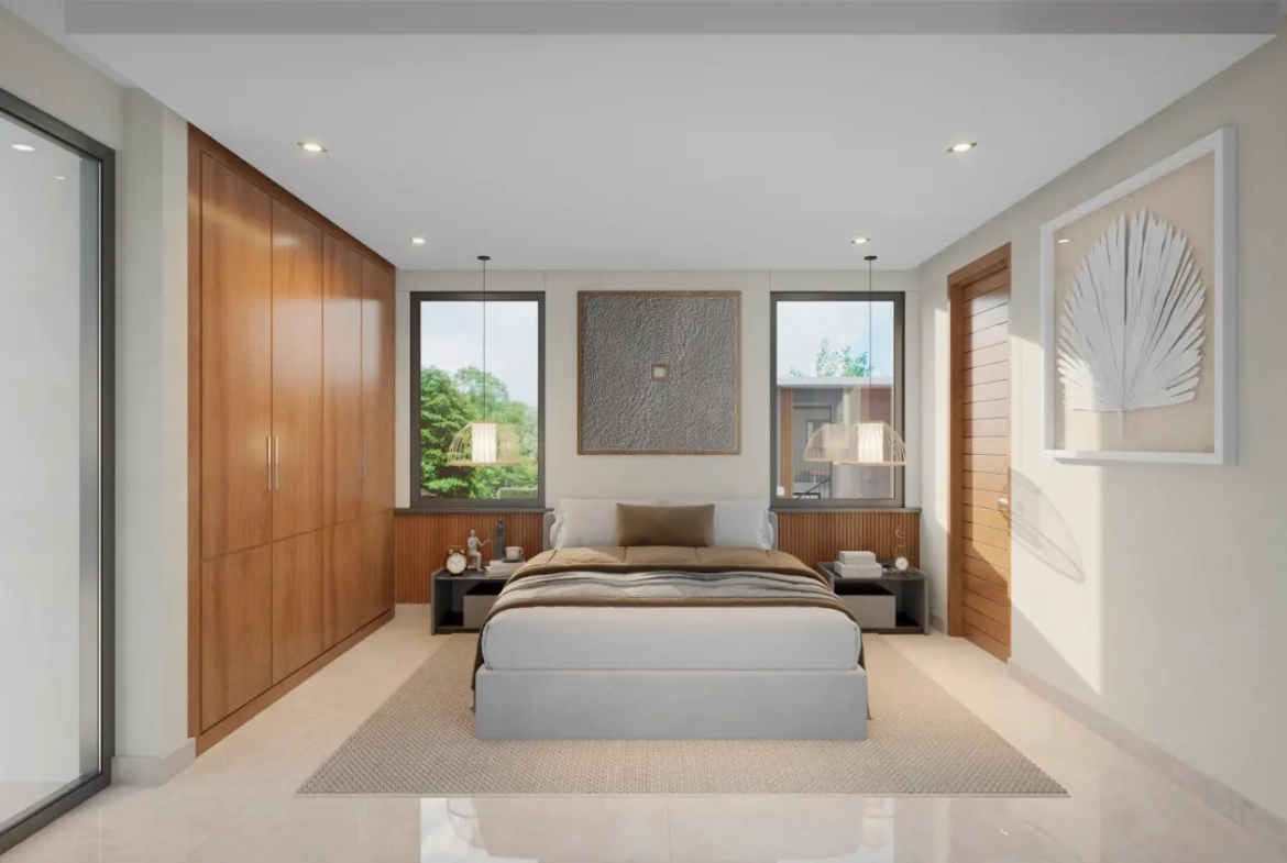 Moderna casa duplex de 2 dormitorios con estudio y terraza en Cassamare Residences, Vista Cana — Punta Cana