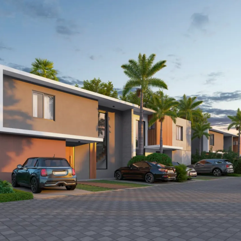 ID , Elegante casa duplex de habitaciones en venta en Punta Cana en Cassamare Residences, Vista Cana ()