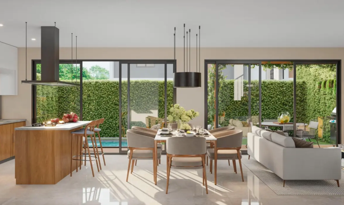 Elegante casa duplex de 3 habitaciones con estudio en venta en Cassamare Residences, Vista Cana — Punta Cana