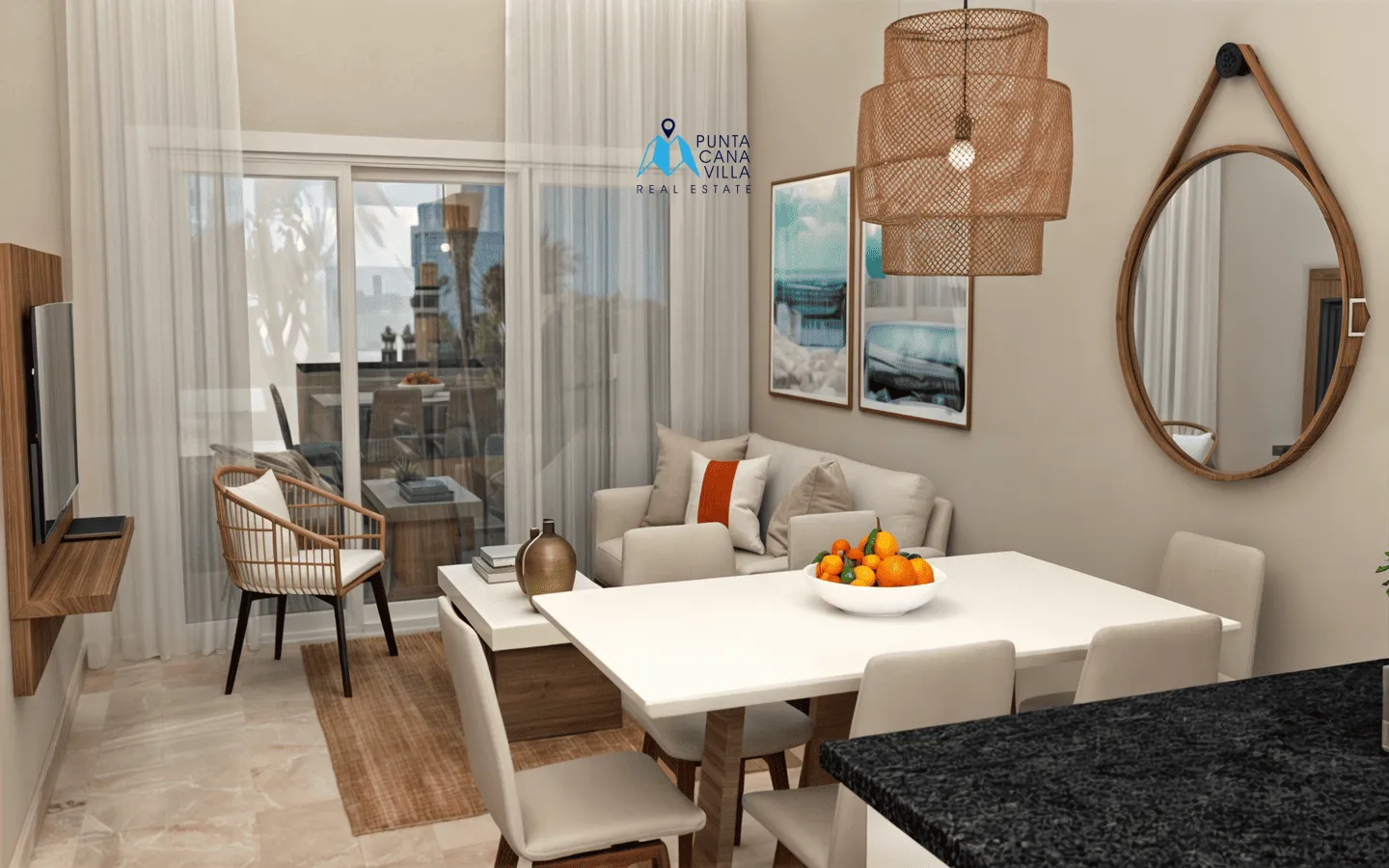 Harper Paradise – Elegante Apartamento de 2 Dormitorios con Terraza Privada en Venta en Bávaro, Punta Cana