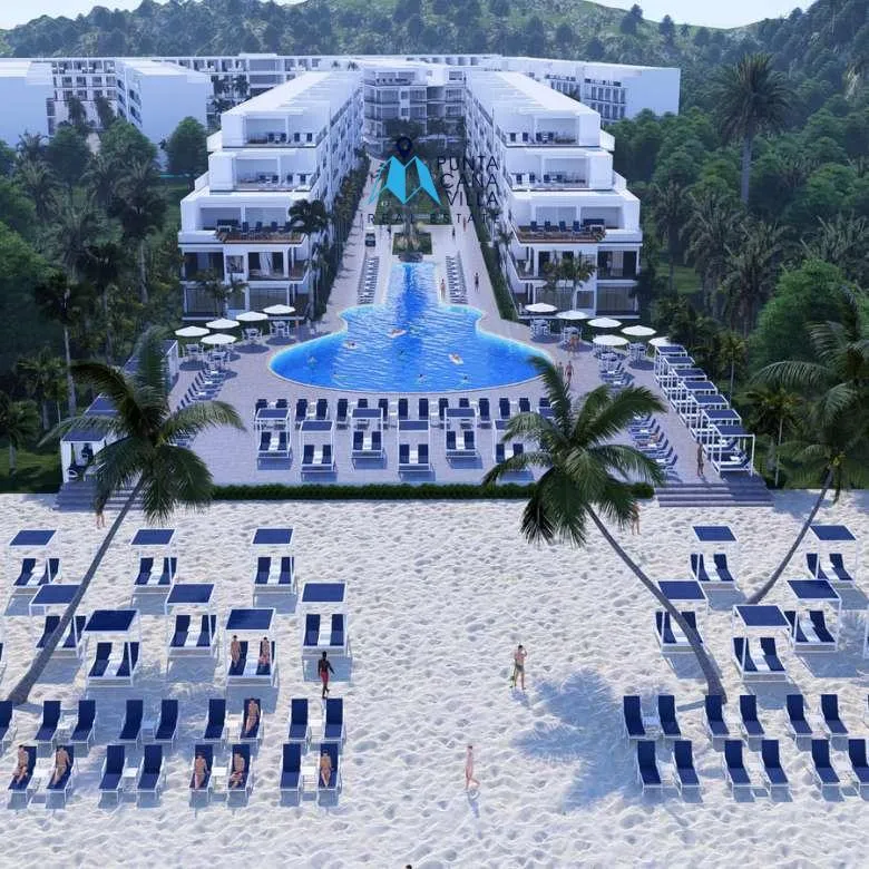 1-bedroom beachfront condo for sale in Ocean Paradise Uvero Alto Punta Cana