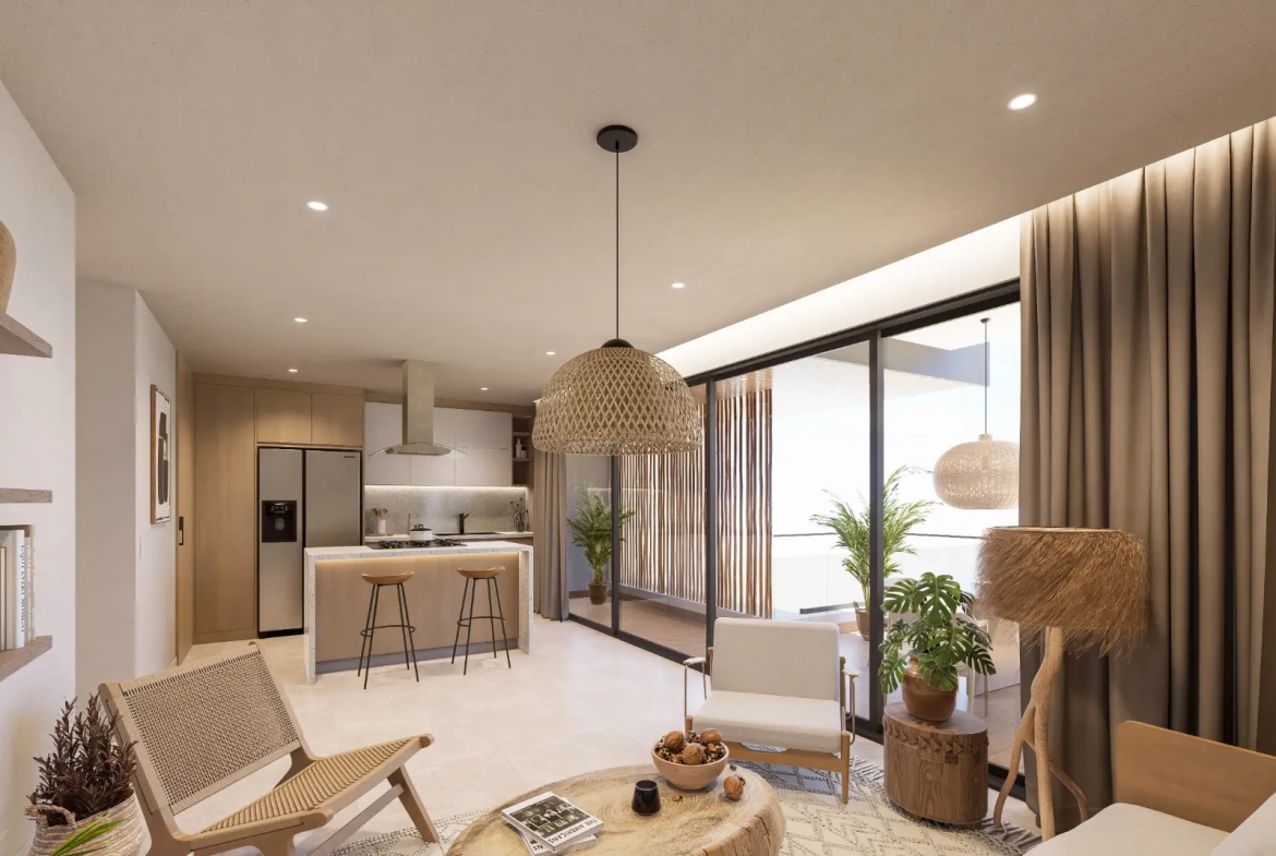 ID , Habitat Beach Garden Elegant Two Bedroom Apartment for Sale in Juan Dolio ()