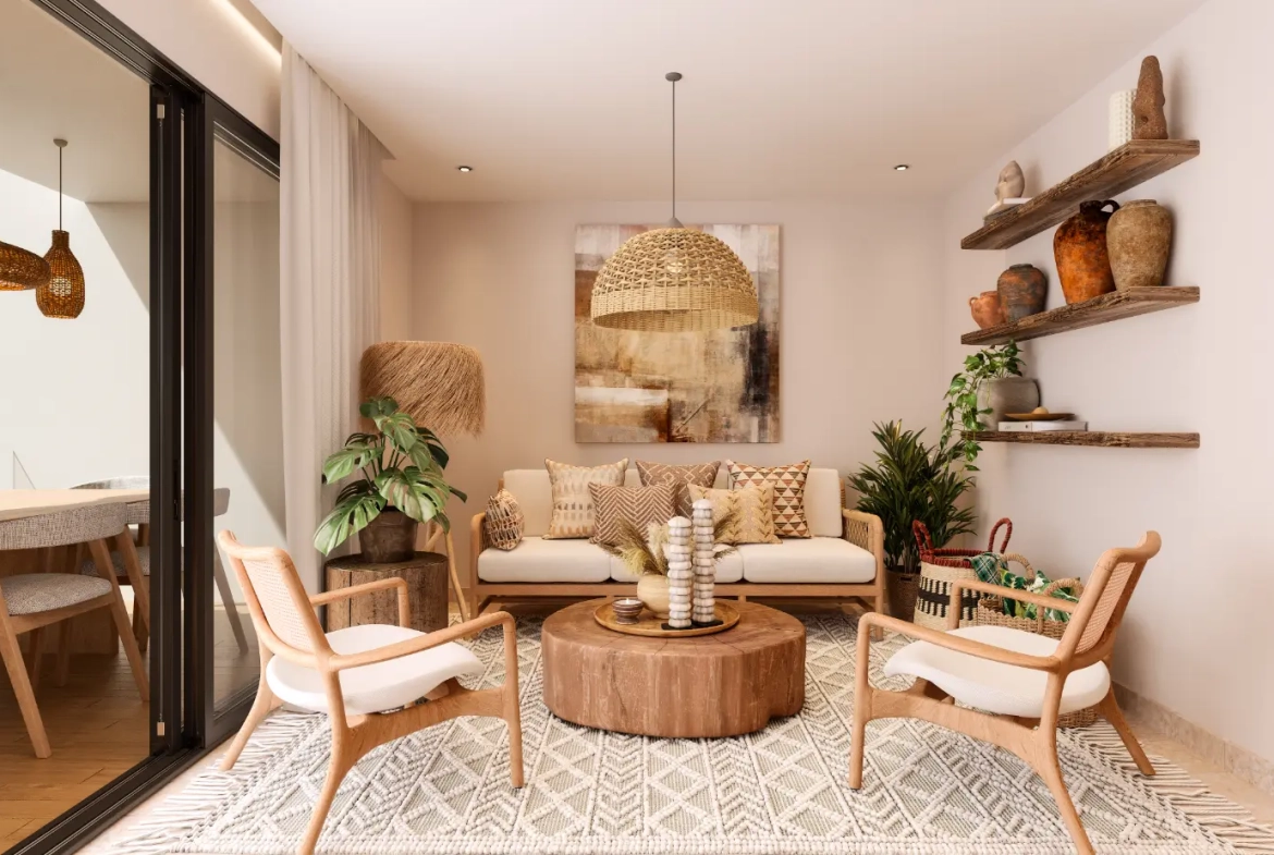 ID , Habitat Beach Garden Elegant Two Bedroom Apartment for Sale in Juan Dolio ()