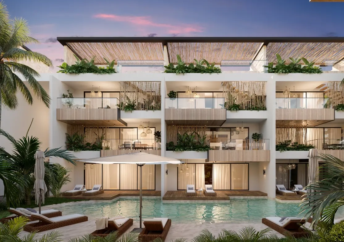 ID , Habitat Beach Garden Elegant Two Bedroom Apartment for Sale in Juan Dolio ()