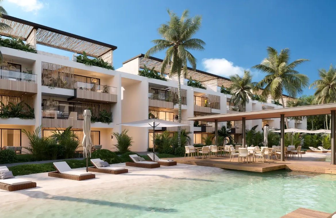 ID , Habitat Beach Garden Elegant Two Bedroom Apartment for Sale in Juan Dolio ()